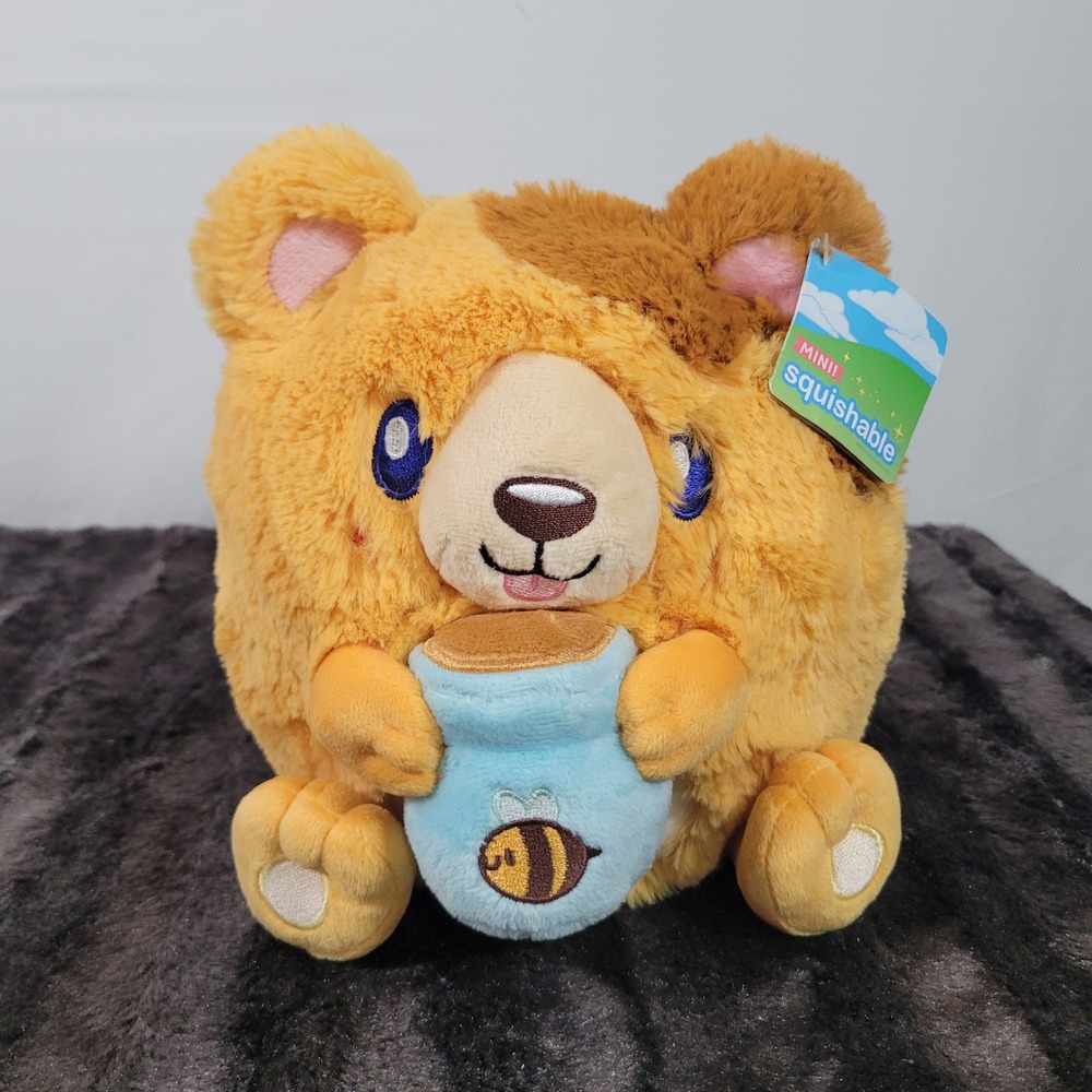 Squishable Mini Honey Bear Plush 7 Inch Stuffed Animal Toy SQU-120202 NWT